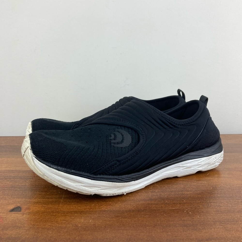 Topo Vibe Sneakers Black Slip On 5mm Drop Ortholite Recovery Shoes Men’s 11.